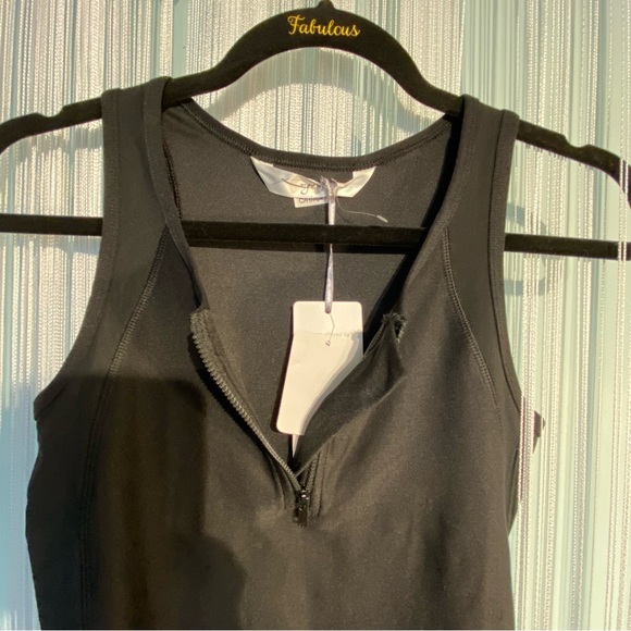 X by Gottex Black Sheer Exercise Top NWT Size Small - Picture 10 of 17